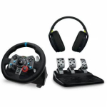 Other Computer Accessory Logitech G29 Driving Force USB for PS5, PS4, PS3 and PC + G435 Black