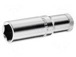 Socket: 6-angles | socket spanner | 3/16" | 1/4" | 50mm | chromium
