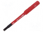 Interchangeable blade | Allen hex key | insulated | HEX 3mm | 75mm