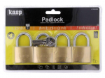 Padlock | brass | hardened steel shackle,double bolted | A: 40mm