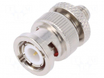 Adapter | SMA female,BNC male | Insulation: teflon | 50&Omega; | straight
