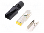 Plug | RJ45 | PIN: 8 | Cat: 6 | shielded | Layout: 8p8c | &Oslash;cable: 4.5&divide;9mm