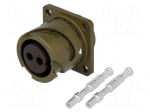 Connector: circular | VG95234 | socket | female | PIN: 2 | with contacts