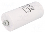 Capacitor: motors, run | 40uF | 450V | &Oslash;50x106mm | -25&divide;70&deg;C | &plusmn;5% | 3000h