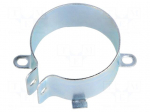 Mounting clamp | horizontal | for large capacitors fastening