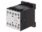 Contactor: 3-pole | NO x3 | Auxiliary contacts: NC | 12VDC | 9A | DIN | BG