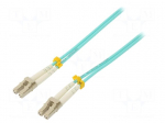 Fiber patch cord | OM3 | both sides,LC/UPC | 20m | LSZH | green