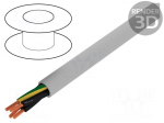 Wire | JZ-500 | 4G2,5mm2 | unshielded | 300/500V | PVC | Cu | stranded