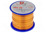 Coil wire | double coated enamelled | 0.4mm | 0,25kg | -65&divide;200&deg;C