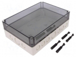Enclosure: multipurpose | X: 180mm | Y: 254mm | Z: 84mm | TK PS | grey