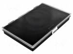 Conductive storage box for ICs | ESD | L: 220mm | W: 135mm | H: 22mm