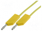 Test lead | 60VDC | 16A | 4mm banana plug-4mm banana plug | Len: 1m
