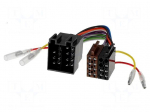 ISO socket x2,ISO plug x2,supply wires | PIN: 13(5+8) | Opel,VW