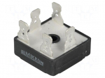 Three-phase bridge rectifier | Urmax: 1.6kV | If: 28A | Ifsm: 370A