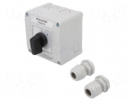 Switch: cam switch | Stabl.pos: 2 | 20A | 0-1 | Poles: 3 | Pos: 2 | IP65