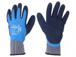 Protective gloves | Size: 10,XL | blue | latex,polyamide | Aqua