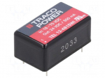 Converter: DC/DC | 12W | Uin: 18&divide;75VDC | Uout: 24VDC | Iout: 500mA | DIP16