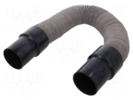 Flexible pipe | for soldering fume absorber | L: 3m | ESD | &Oslash;: 60mm