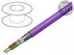 Wire | 1x2x22AWG | wire | Cu | Insulation: PVC | violet | PROFIBUS SK