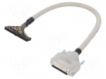 Cable | Cores: 44 | 400mm | D-Sub HD F SH,IDC | Shielding: shielded