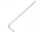 Wrench: hex key | spherical | HEX 6mm | L: 186mm | alloy steel | long