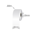 Ribbons 40mm x 300m/25mm/40mm/ Resin/Out, balts