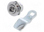 Lock | cast zinc | 10mm | Kind of insert bolt: double-bit insert