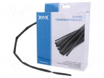 Heat shrink sleeve | glueless | 2: 1 | 6.4mm | L: 9m | black | polyolefine