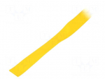 Heat shrink sleeve | glueless | 2: 1 | 6.4mm | L: 30m | yellow
