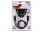Switch | HDMI 1.4 | 4K,HDCP,UHD 2160p | Input: HDMI socket | black