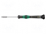 Screwdriver: precision | 6-angles socket | HEX 1.8mm