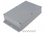 Enclosure: multipurpose | X: 146mm | Y: 222mm | Z: 55mm | ABS | dark grey