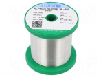 Tin | lead free | Sn96,5Ag3Cu0,5 | 0.5mm | 250g | reel | 217&divide;221&deg;C | 2.2%