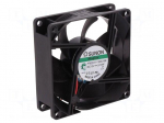 Fan: DC | axial | 12VDC | 80x80x25mm | 101.4m3/h | 44.7dBA | Vapo | 4800rpm