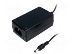 Power supply: switching | 48VDC | 0.375A | Out: 5,5/2,1 | 18W | -30&divide;70&deg;C
