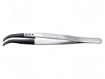 Tweezers | replaceable tips | Blade tip shape: flat | ESD