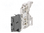 Splice terminal: rail | Entrelec | 300V | for DIN rail mounting