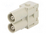 Connector: HDC | module | male | 70A | 1000V | Han-Modular&reg; | PIN: 2