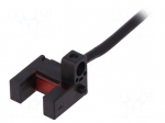 Sensor: photoelectric | Range: 6mm | NPN | DARK-ON,LIGHT-ON | PBT | 1m