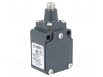 Limit switch | pin plunger &Oslash;10mm | NO + NC | 6A | 400VAC | PG11 | IP67