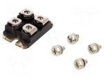Module: diode | double independent | 400V | If: 100Ax2 | ISOTOP | screw
