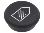 Button | round | &Oslash;21mm | black | 09