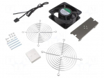 Fan: AC | axial | 230VAC | 170m3/h | 41dBA | 120x120x38mm