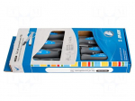 Screwdriver: universal-set | Phillips,slot | TBI | 7pcs | 607CS7TBI