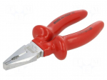 Pliers | insulated,universal | carbon steel | 160mm | 406/1VDEDP