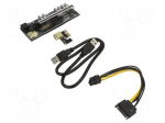 Riser | USB 3.0 | black | Application: Bitcoin Miner
