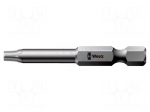 Screwdriver bit | Torx&reg; | TX27 | 1/4" | Overall len: 50mm