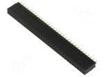 Connector: pin strips | socket | female | PIN: 64 | straight | THT | 2x32