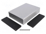 Enclosure: with panel | 1455 | X: 165mm | Y: 220mm | Z: 51mm | aluminium