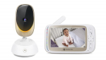Motorola | L | 5" TFT color display with 480 x 272 resolution; Lullabies; Two-way talk; Room temperature monitoring; Infrared night vision; LED sound level indicator; Wi-Fi connectivity for on-the-go viewing; 2.4GHz FHSS  wireless technology for in-h ...